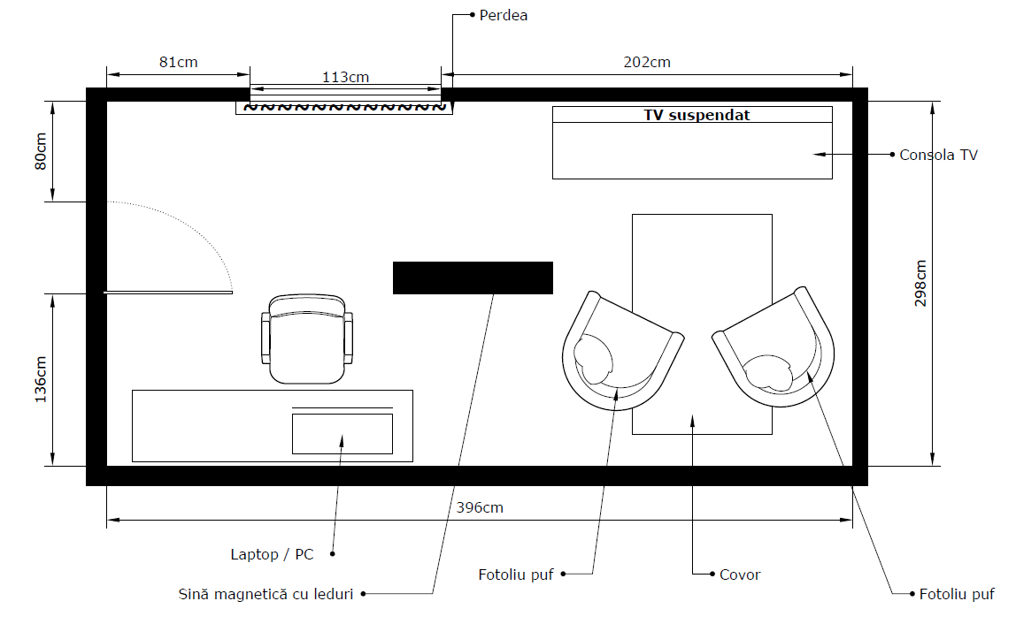Plan mobilare — Camera gaming