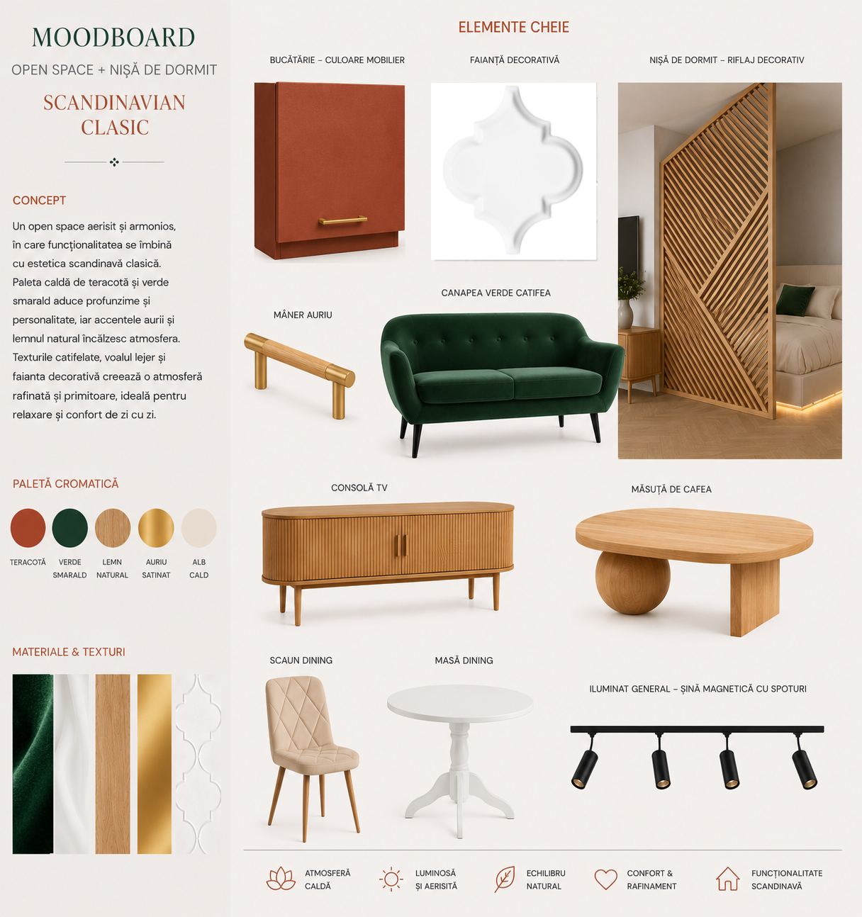 Moodboard 3 — Open-Plan Apartment with a Sleeping Nook
