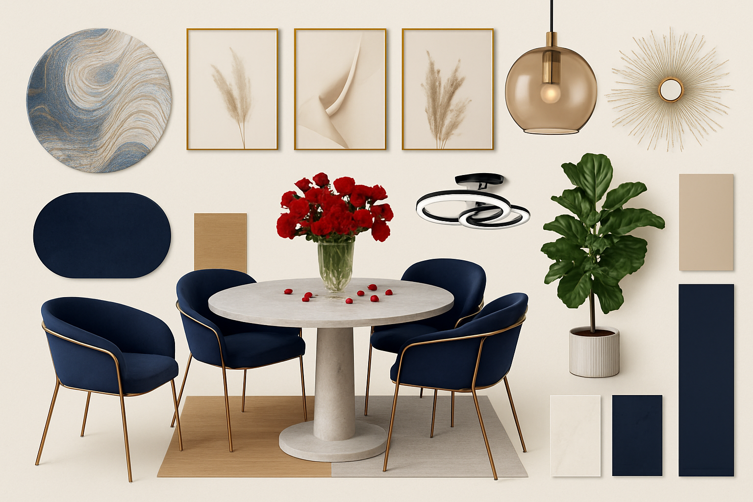 Moodboard 2 — Open Space – Zona de Zi