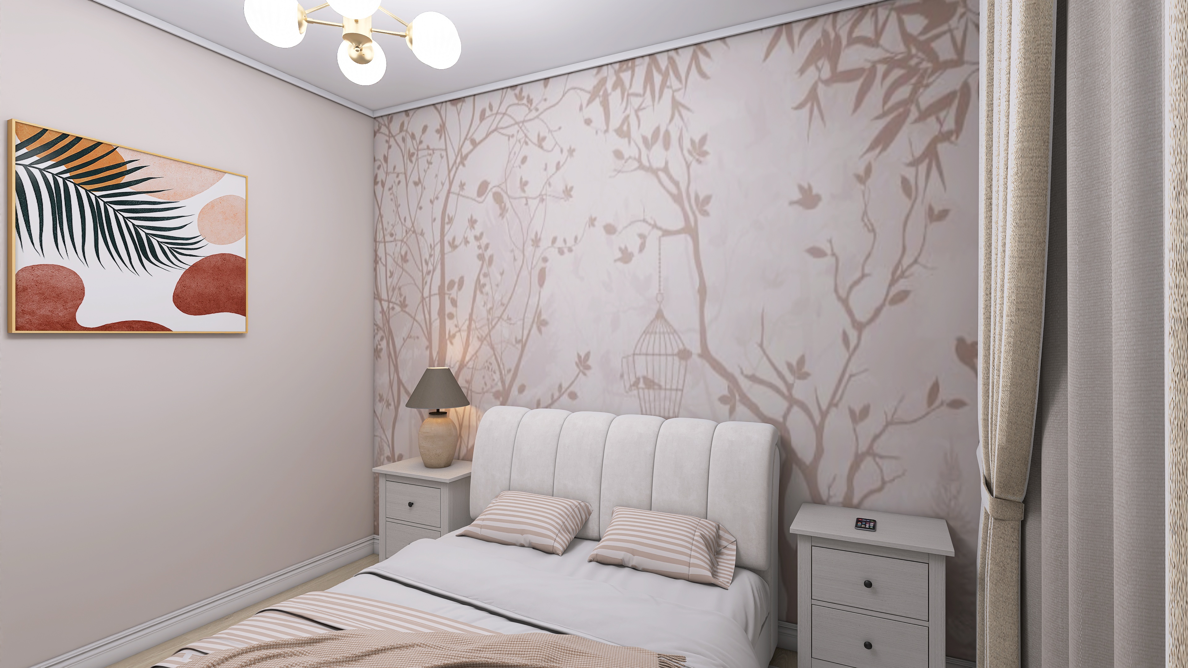 Dormitor matrimonial — Apartament – 3 Dormitoare